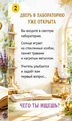 Дверь в лабораторию уже открыта