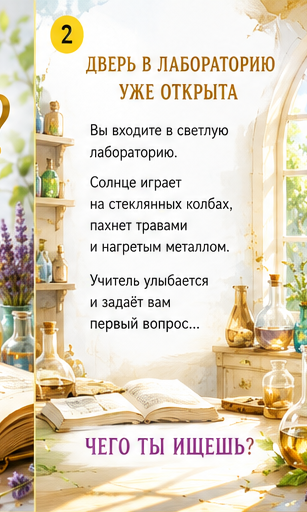 Дверь в лабораторию уже открыта