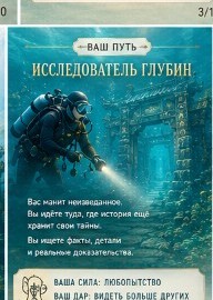 Ваш путь — исследователь глубин